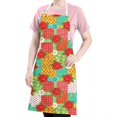 thumbnail image 5 of Pioneer Flower Floral Print Pattern Apron for Women and Men, Cotton Linen Waterproof with Pockets, Adjustable, 33x27 Inch for Kitchen, Gardening, BBQ, Salon, 5 of 6