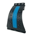 thumbnail image 1 of Tabla masajeadora de espalda con nivel ajustable, plataforma para columna vertebral, 4 niveles, azul y negro, 1 of 14