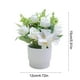 thumbnail image 3 of Flores Artificiales para la Decoración Decoración de Plantas Verdes Simuladas, Plantas en Macetas Pequeñas, Flores de Plástico, Flores Artificiales, Arreglo Floral Simulado, Bonsai, 3 of 6
