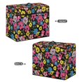 thumbnail image 3 of HELLHERO Colorful Flower Pattern Sewing Machine Protector Polyester Material Carrying Handle with Pockets for Extra Accessories Home Uses, 3 of 8