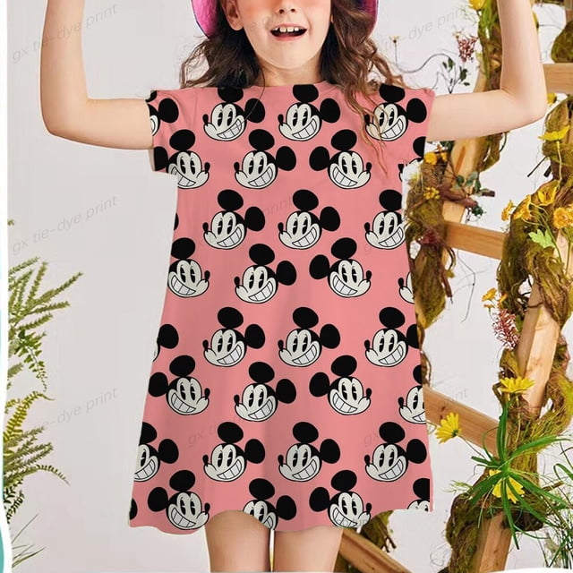 Vestidos infantiles de princesas de Disney para niñas, cumpleaños, Pascua, Cosplay, vestido de ratón, disfraz de chico, ropa para niñas pequeñas, 2-12T Wea2T Gao Jinjia LED