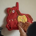 thumbnail image 4 of Yusimy Horse Year Coral Fleece Embroidered Cartoon Red Horse Hooked Face and Hand Towel Absorbent Soft Quick-Dry Kitchen Towel, 4 of 6