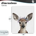 thumbnail image 4 of Stupell Industries Bohemian Fawn & Butterfly Wings Canvas Art, 16 x 20, by Svetlana Aleynikova, 4 of 8