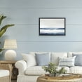 thumbnail image 2 of Stupell Industries Surfriders Beach Seascape Black Framed Floater Canvas Wall Art design by Amanda Tsoukanelis, 17 x 25, 2 of 9