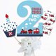 thumbnail image 1 of Crossing de la fiesta de ferrocarril del segundo cumpleaños - Sticks de la fiesta de la fiesta de la segunda fiesta de vapor - Toppers - Toppers - Juego de 15 Big Dot of Happiness Ver descripción, 1 of 2