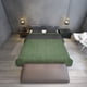 thumbnail image 4 of Colcha Duplex Condecora Ultrasonido Edredon Ligero Matrimonial y Fundas para Almohada Color Verde-Gris, 4 of 4