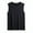 Black, variant on VBTAPA Mens Solid Tank Tops Soft Cotton Undershirts Sleeveless Cut Off Shirts Summer Casual Workout Muscle Tee Black XL