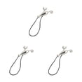 thumbnail image 3 of Naiovety Tiebacks en forma de gato para cortina Mini hebilla Ligereza Amplia aplicación Clips para colgar Cortinas de oficina Anillo Sub-Silver Type1 NO1, 3 of 6