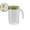 Green1, variant on WNFJR Plastic Pitcher with Lid, Clear Ice Tea Pitcher for Fridge, Large Water Carafe Jug Beverage Pitcher with Pour Spout Lid, for Home, Party(Green)