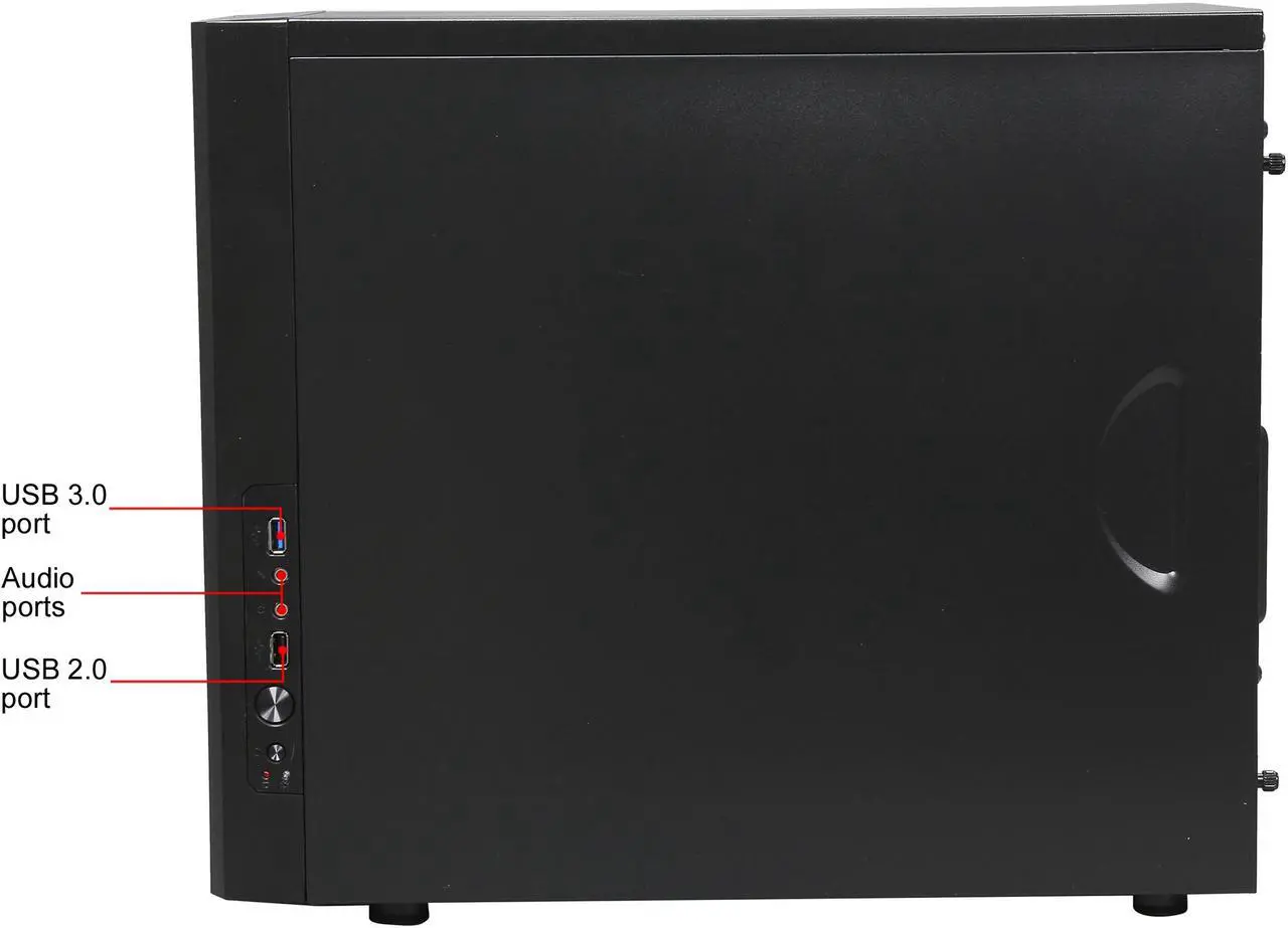 Fractal Design Core 1000 Black Micro ATX Mini Tower Computer Case