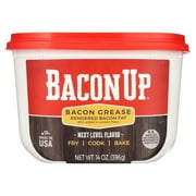 Bacon Up Bacon Grease 14 oz Tub, Fry, Cook, Bake, Griddle & Cast Iron Seasoning, Rendered Animal Fat