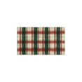 thumbnail image 2 of 2 Piece Christmas Plaid Kitchen Rug Sets Merry Christmas ( Kitchen Runner Anti Fatigue Kitchen Floor Matfor Outdoor Bedroom (47x17+30x17 inches), 2 of 7
