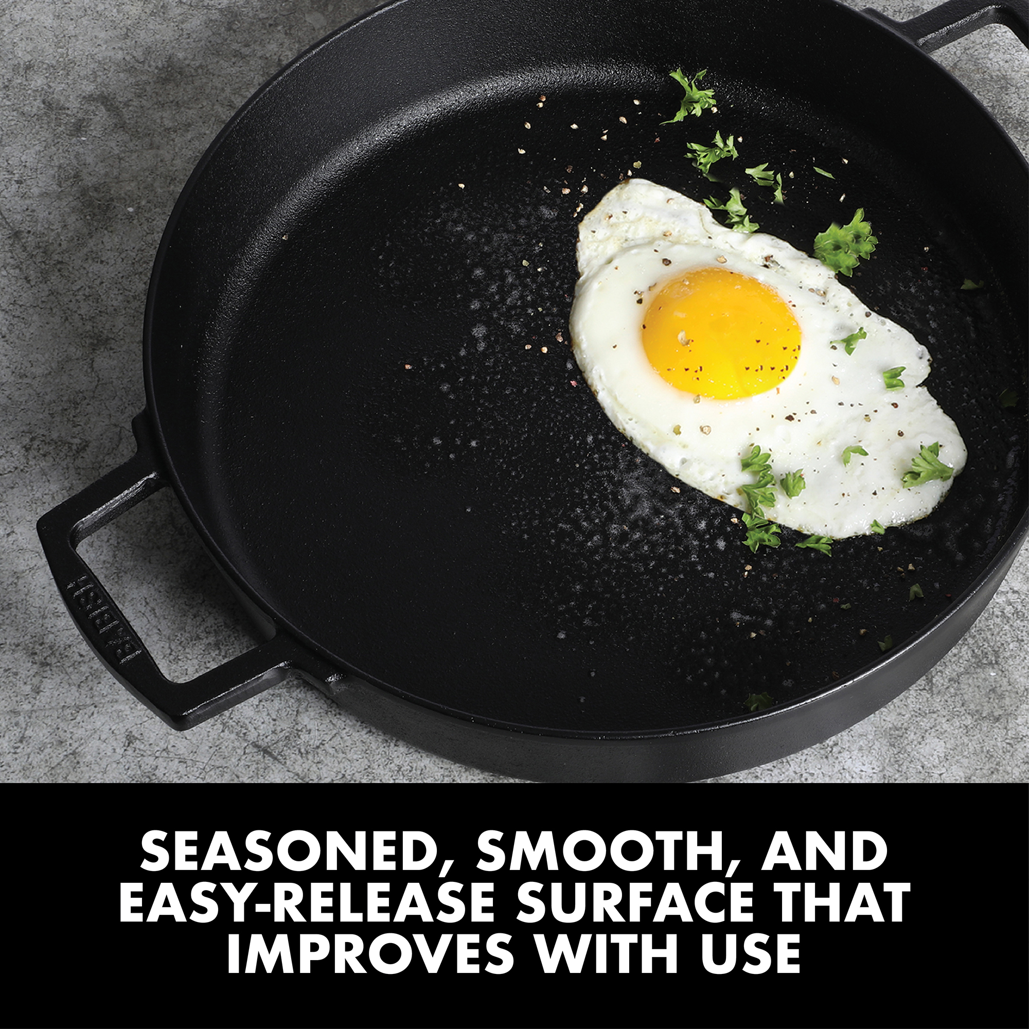 Babish 13-Inch Cast Iron Everyday Pan photo 3
