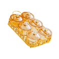 thumbnail image 4 of simhoa Assiette de Fruits Secs Nordique Divisée Plats de Service pour Salon Compartiment de Vacances, 4 of 8