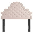 thumbnail image 3 of Modway Diana Tufted Performance Velvet Full/Queen Headboard in Pink, 3 of 7