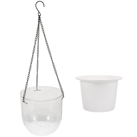 GOOHOCHY  Hanging Planters for Indoor Plants Pot Hanger Double-layers Design Flower