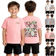thumbnail image 4 of Zylarhe Girls Easter Shirt Boys Short Sleeve Tee for Everyday Play and Schoolyard Lightweight Crewneck Top with Easter Print Design Comfortable Soft Top for Kids Ideal Holiday Outfit 8-9 Years Pink, 4 of 5