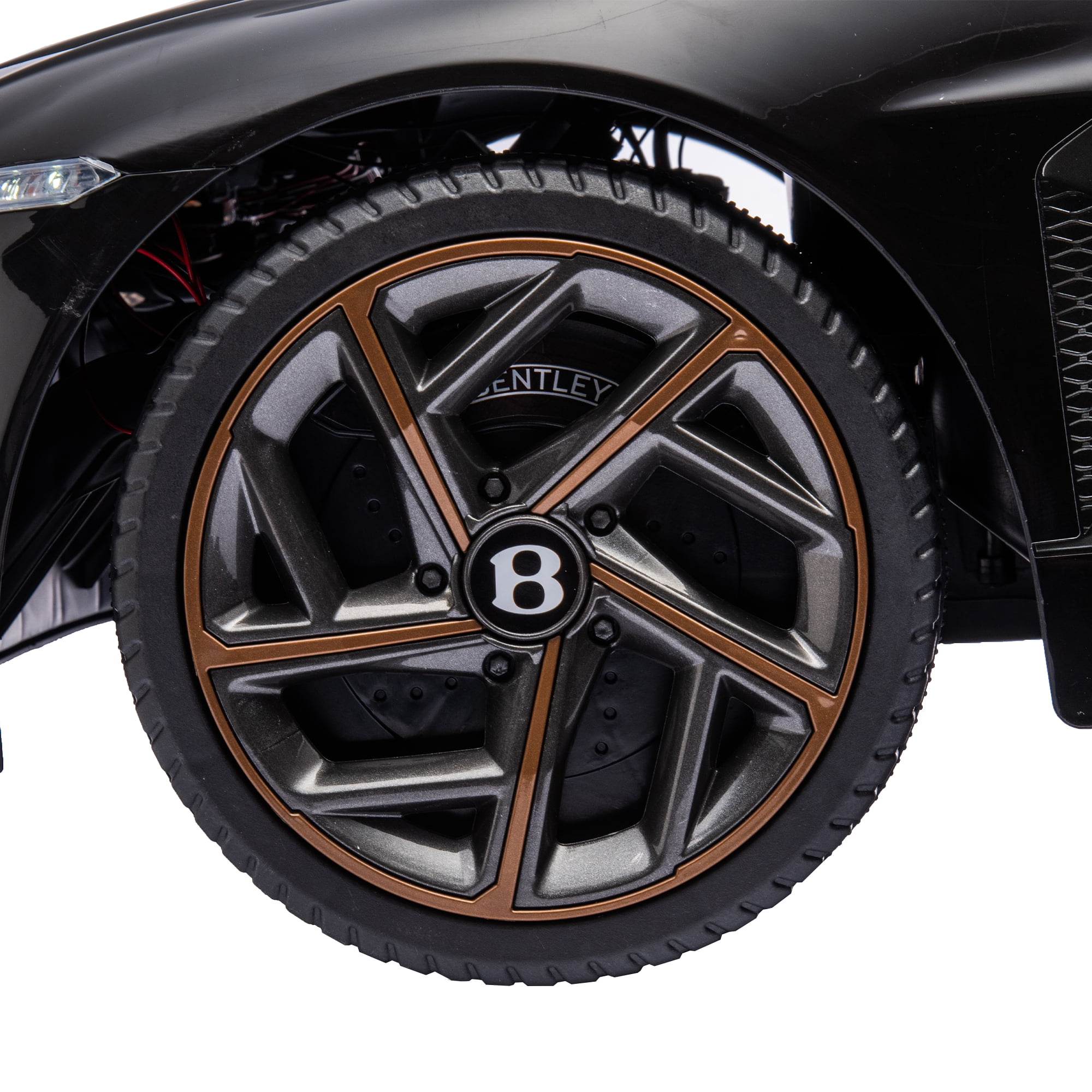 Resenkos Official Licensed Bentley Kids Ride on Car, 12V 7A Battery Powered Vehicle with Remote Control 3 Speeds MP3 USB, Black Resenkos Official Licensed Bentley Kids Ride on Car, 12V 7A Battery Powered Vehicle with Remote Control 3 Speeds MP3 USB, Black