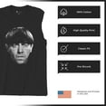 thumbnail image 6 of Moe The Three Stooges Muscle Shirt Wise Guys Curly Larry Shemp Classic Retro American TV Slapstick 3 Legends Men's, 6 of 7