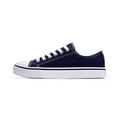 thumbnail image 3 of Womens Classic Canvas Shoes Low Top Lace up Fashion Casual Sneakers Navy, 3 of 7