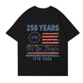 thumbnail image 4 of 4th of July Shirt Sleeve Tops for Women, 250th Anniversary USA T-shirt, Working & Daily Independence Day Printed Pullover, 4 of 5