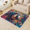 thumbnail image 2 of 4x6 Area Rug Hedgehog Rugs, Colorful Carpet for Living Room Bedroom Animal Patterned Indoor Home Decor, Non Slip Soft & Low Pile Large Washable Rug ZJ&710, 2 of 7