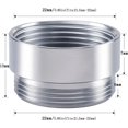 thumbnail image 2 of XUCP-Faucet Adapter, Internal Thread M22 to Male Thread M22 Faucet Aerator, Suitable for Kitchen Sink Aerators Connection (F22-M22), 2 of 4