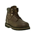 thumbnail image 1 of McRae Industrial Work Boots Mens Leather Lacer Dark Brown MR86144, 1 of 2