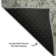 thumbnail image 5 of Addison Rugs Mayfield Premium Machine Washable Transitional Abstract Linen Rectangle Rug, 9' X 12' Machine Washable Transitional Abstract Linen Oversized Sherpa Throw Blanket, 5 of 6
