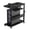 Carbon fiber black, variant on 2-Tier Adjustable CPU Holder Cart with Cable Management Rack, Mobile Rolling Computer Tower Stand for Under Desk in Home or Office