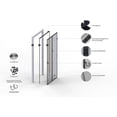 thumbnail image 5 of Mosquitera magnética para puerta, 32 unidades de potentes imanes, sin entrada de manos, malla resistente, pantalla de fácil instalación para puerta corredera, para puerta de apartamento de patio delan, 5 of 5