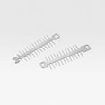 thumbnail image 3 of Roasting Fork Outdoor Camping Picnic BBQ Fork Stainless Steel Fish Bone Shape Barbecue Food Forks Skewers Barbecue Rack, 3 of 5