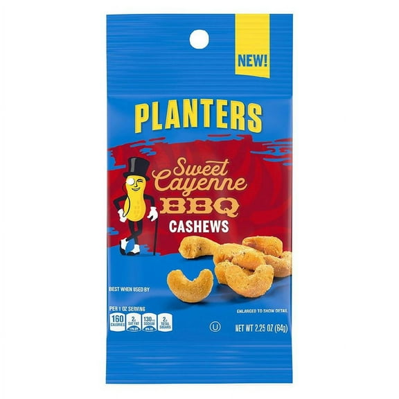Planters BBQ Cashews 2.25 oz
