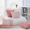 thumbnail image 6 of SUSIELADY Throw Pillow Covers Set of 4, 18"x18" Linen Decorative Square Couch Sofa Cushions, Accent Home Decor, Living Room, Bedroom, Chair, Coral, 6 of 7