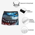 thumbnail image 3 of Yiaed Cartoon Cute Shark Print Men's Soft Cotton Boxer Shorts Breathable Boxers Underwear Moisture-Wicking Underwear Stretch Boxer Briefs for Man-Small, 3 of 5