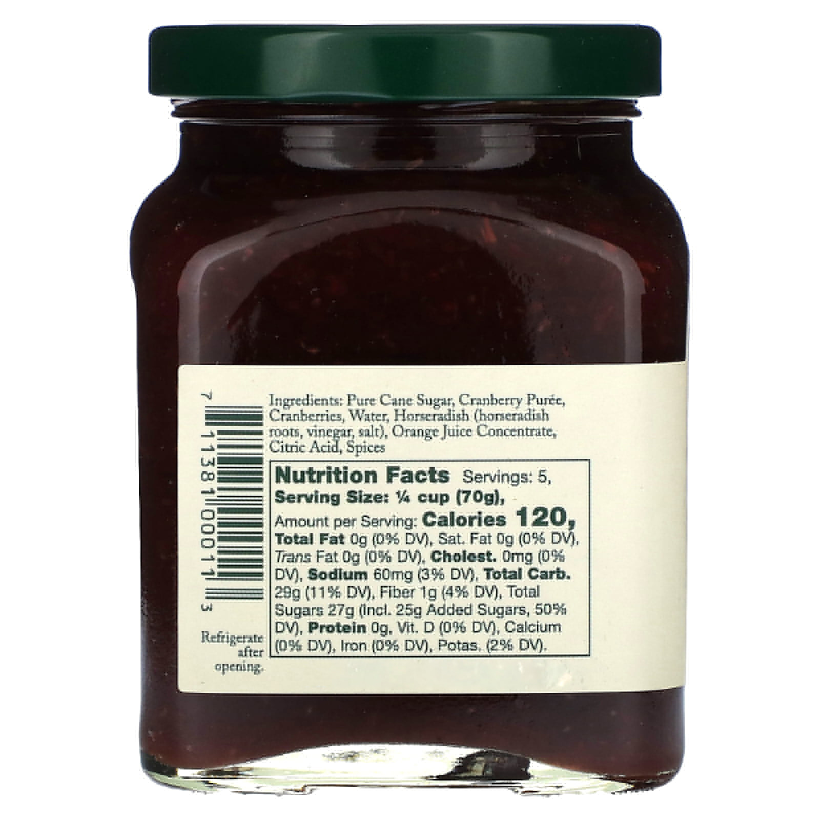thumbnail image 2 of Stonewall Kitchen Cranberry Horseradish Sauce, 12 Ounce Jar, 2 of 5