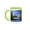 Green/White, variant on 3drose, Usa, Oregon, Lane County, Goodpasture Covered Bridge, Mckenzie River., 11oz Two-tone Red Mug