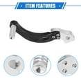 thumbnail image 4 of Unique Bargains Motorcycle Gear Shifter Lever Universal for Motorcycle 50cc-250cc for ATV Folding Aluminum Alloy Black, 4 of 6