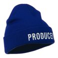 thumbnail image 5 of Producer Embroidered Long Beanie - Royal OSFM, 5 of 5