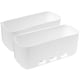 thumbnail image 1 of 2 cajas de almacenamiento para colgar en la pared, organizador de almacenamiento autoadhesivo extraíble., 1 of 5