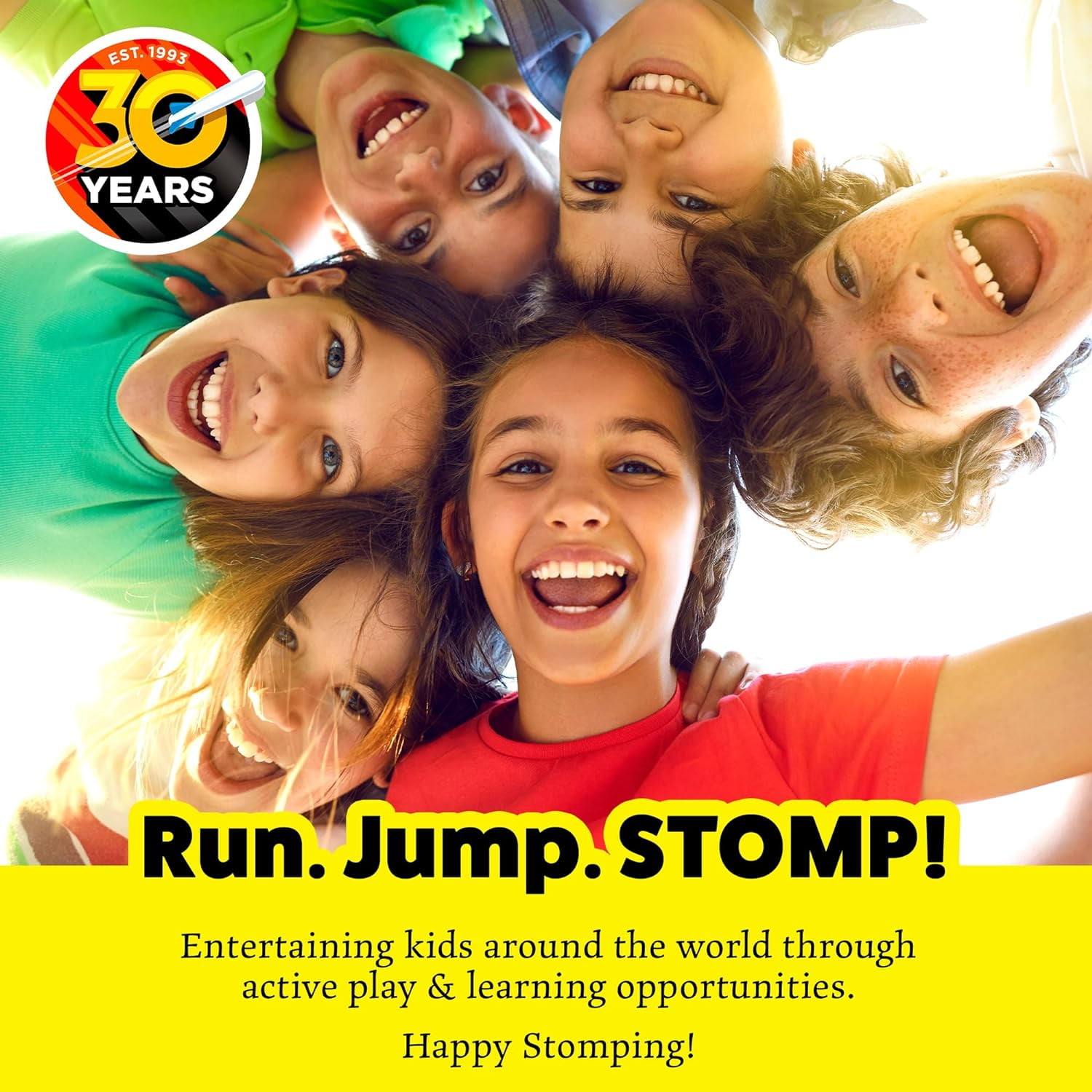 Stomp Rocket® Original Stomp Rescue Racers Launcher for Kids, 1 Police Car, 1 Fire Truck, 2 Toy Car Launchers, 2 Station Boxes and Stickers, Gift for Boys and Girls Ages 5 and up.