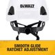 thumbnail image 5 of Casco de seguridad DEWALT DPG22 tipo II clase E blanco talla adulto, 5 of 6