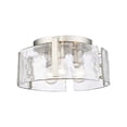 thumbnail image 3 of Golden Lighting Aenon 3-light Flush Mount in Pewter, 3 of 9