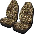 thumbnail image 5 of Pzuqiu Wild Grass Camo Pattern Car Seat Covers Breathable Car Seat Covers Full Set Auto Decor Stretchy Easy to Install Fit for Truck Most Sedans, 5 of 10