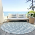 thumbnail image 6 of Addison Rugs Chantille Indoor/Outdoor Transitional Squares Sky Washable Round Rug, 8' x 8', 6 of 6