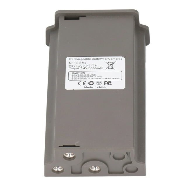 Camera Trail Camera Battery Pack 6000mAh Cellular Trail Camera Rechargeable Lithium Battery for Tactacam Reveal Trail X Gen 2.0 X X Pro XB SK