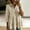 Beige, variant on Only Moment Tops for Women 3/4 Sleeve V Neck Blended Fabric with Button Cuffs Dressy Casual Summer Outfits Early Fall Fashion Spring Clothes Sky Blue,S