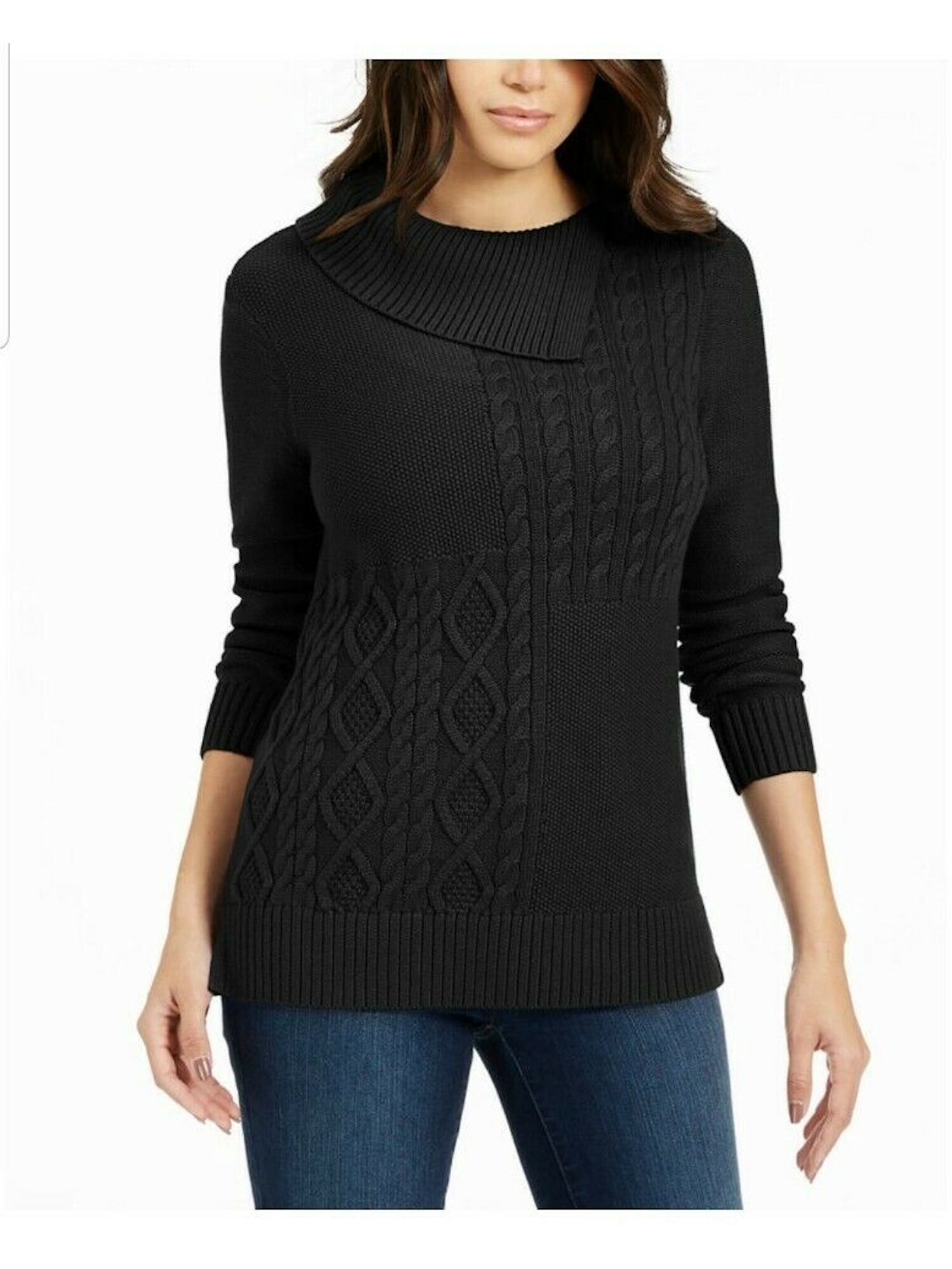 CHARTER CLUB Womens Ribbed Heather Long 