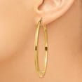 thumbnail image 3 of FB Jewels 14K Yellow Gold Polished Hoop Earring, 3 of 4
