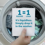 ECOS Laundry Detergent Sheets, Hypoallergenic, 50ct, Free & Clear, Pack of 2
